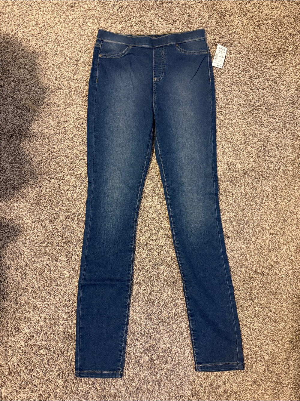 Vera Wang Dark Blue Stretch Jeggings